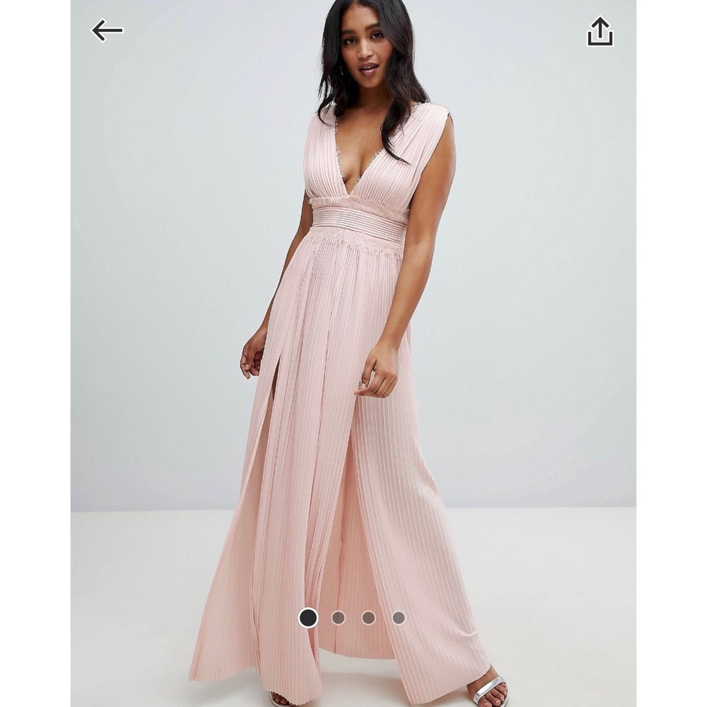 Pleated Maxi Dress